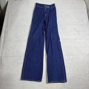 Vintage 70s 90s Bon Bon‎ Womens Wide Leg Jeans Blue Denim Classic Comfort 7S